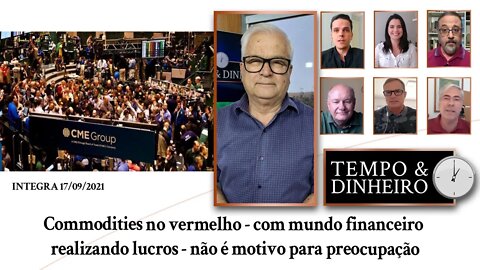 Commodities no vermelho - com mundo financeiro realizando lucros - não é motivo para preocupação