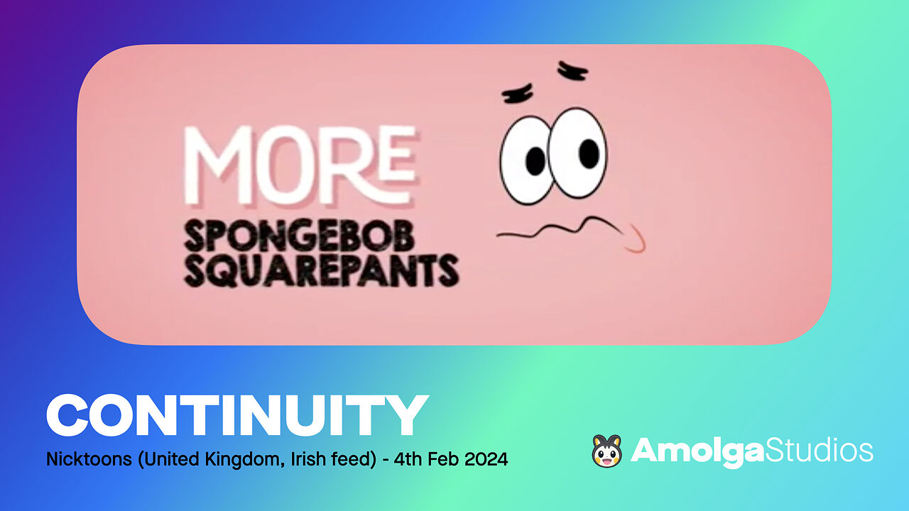 Nicktoons (UK, Irish feed) - Continuity (4th February 2024)