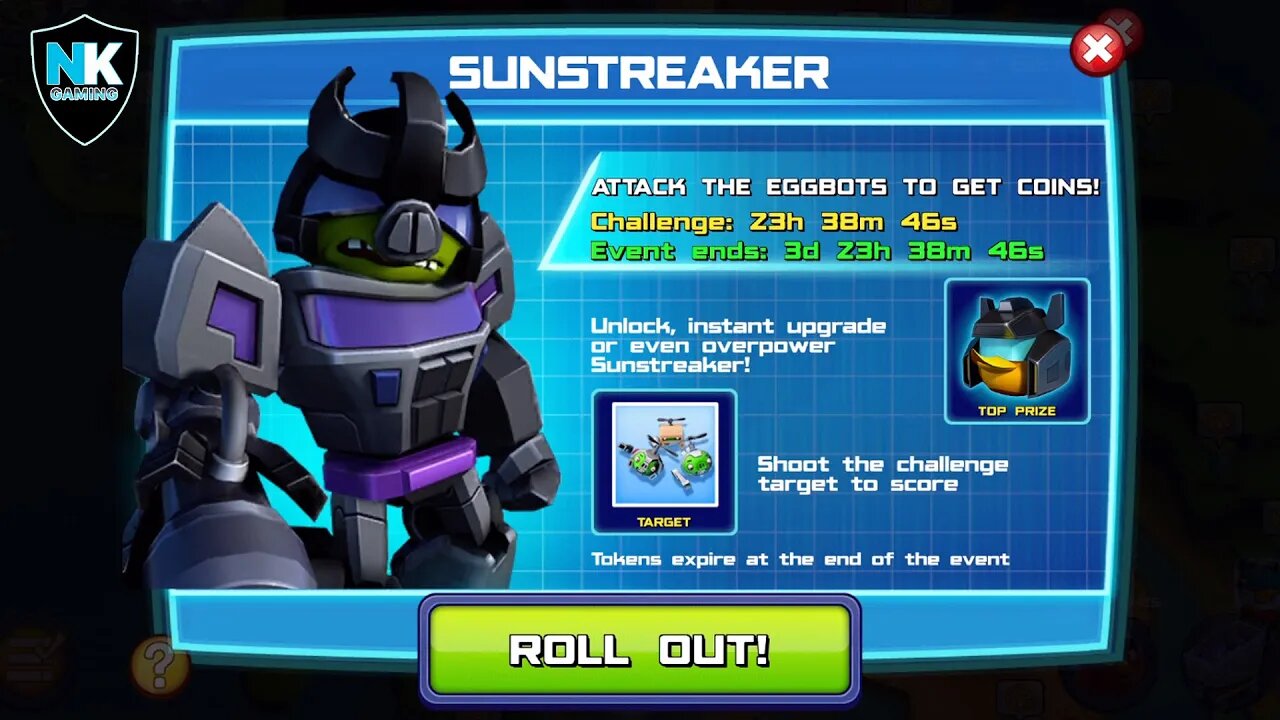 Angry Birds Transformers 2.0 - Sunstreaker - Day 3