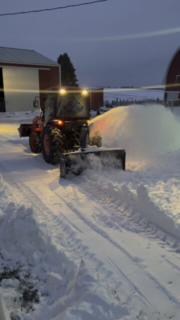 Getting that snow moved!