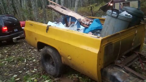 We Tow Half of a 1973 Chevy Truck With a Frozen Wheel