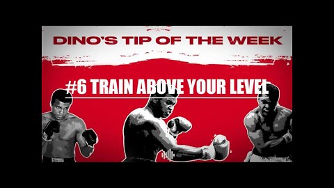 DINO'S BOXING TIPS #6 - TRAIN ABOVE YOUR LEVEL
