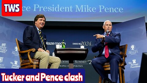 Tucker And Pence Clash During Recent Confrence