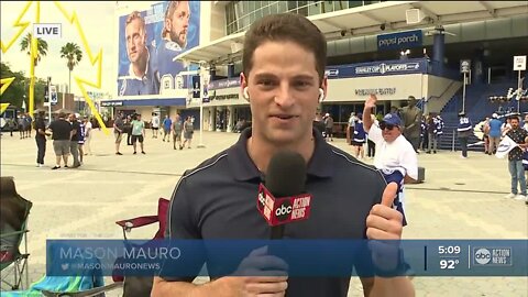 Lightning fans hoping to hand out some brooms after Game 4