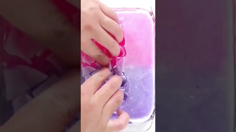 Purple Crunchy Slime | break through | frozen looking | very satisfying #wax