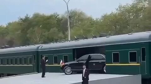 Kim Loads His Car Into His Train and Leaves Russia