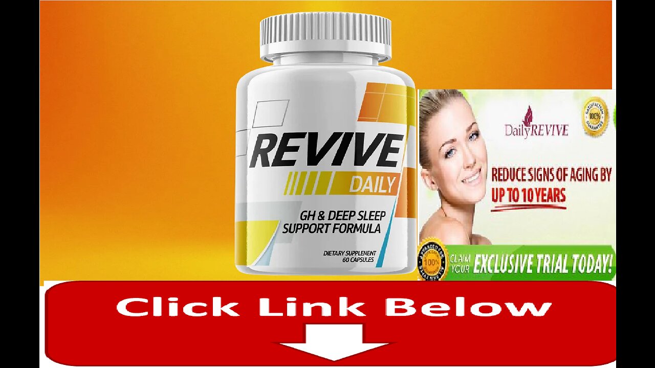 Revive Daily - One Single Supplement that Renews All You Body