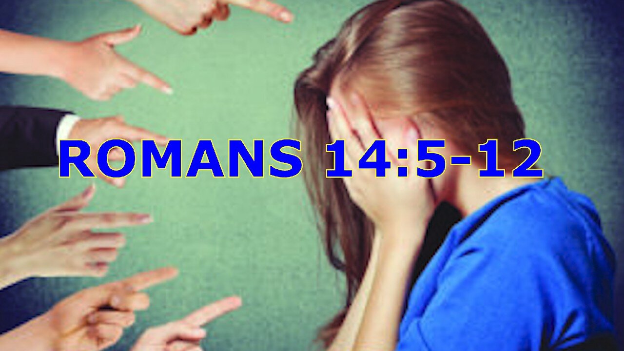Romans 14:5-12 Respect one another and the days of the Lord. Sermon by Wilfred Starrenburg