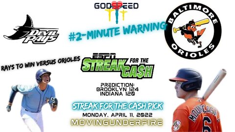 ESPN Streak for the Cash (Apr. 11, 2022)