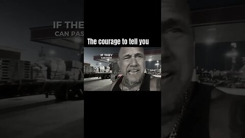 The courage to tell you