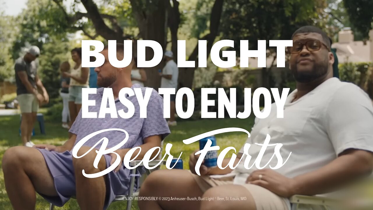 Backyard Bud Light Beer Farts with Travis Kelce