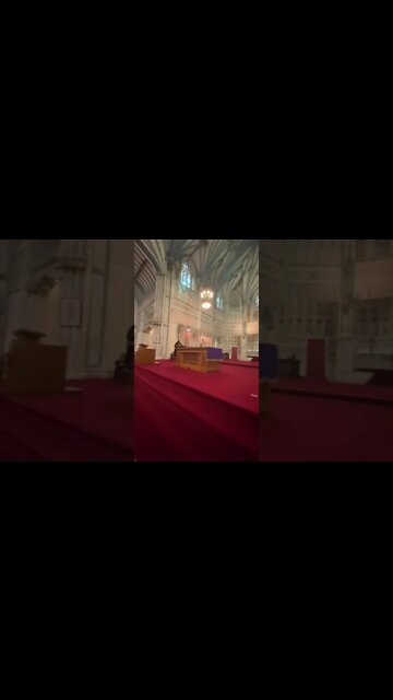 Inside St Dunstans Basillica in Canada