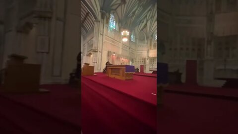 Inside St Dunstans Basillica in Canada