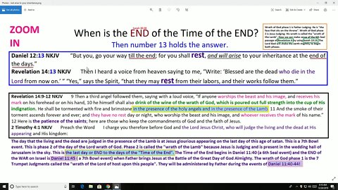 Time of the End is the wrath of God