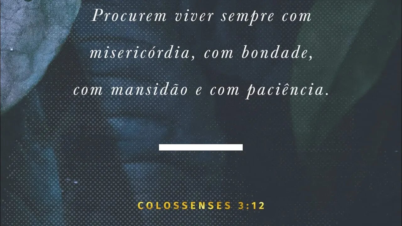 Colossenses 3:12 - Revesti-vos da misericórdia