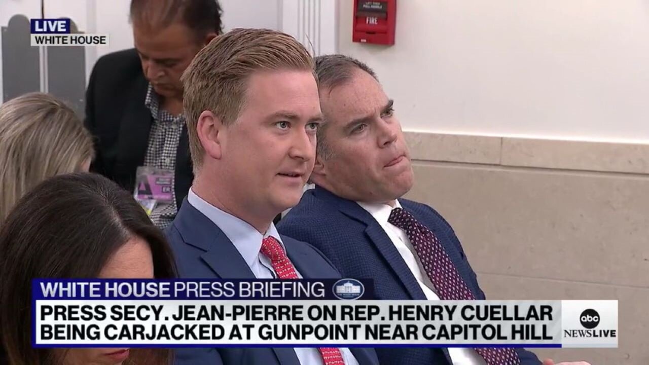 Fox News' Peter Doocy Battles KJP After She Argues Republicans Are To Blame For Rising Crime