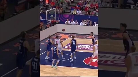 Great assist by Nikola Jokic #shorts #eurobasket #fiba