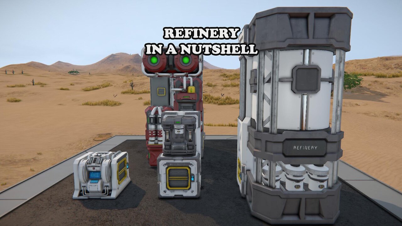Refinery | in a nutshell | Space Engineers