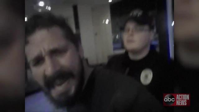 Actor LaBeouf’s drunken arrest caught on video