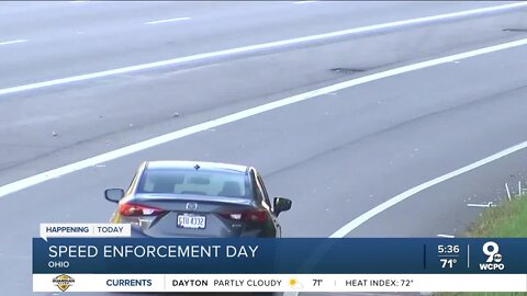 Law enforcement officers take part in Speed Awareness Day