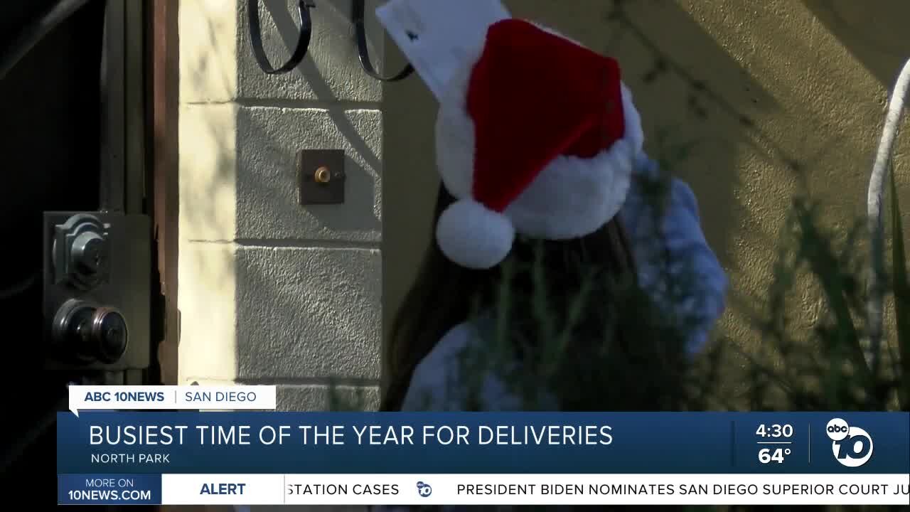 'This is our March Madness.' San Diego letter carrier of 17 years in the homestretch of holiday deliveries