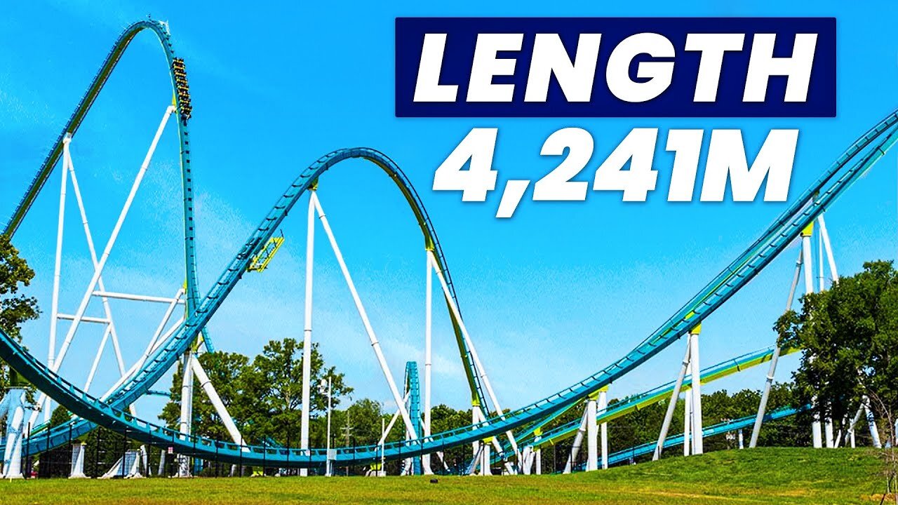 The 10 LONGEST Roller Coasters in the WORLD