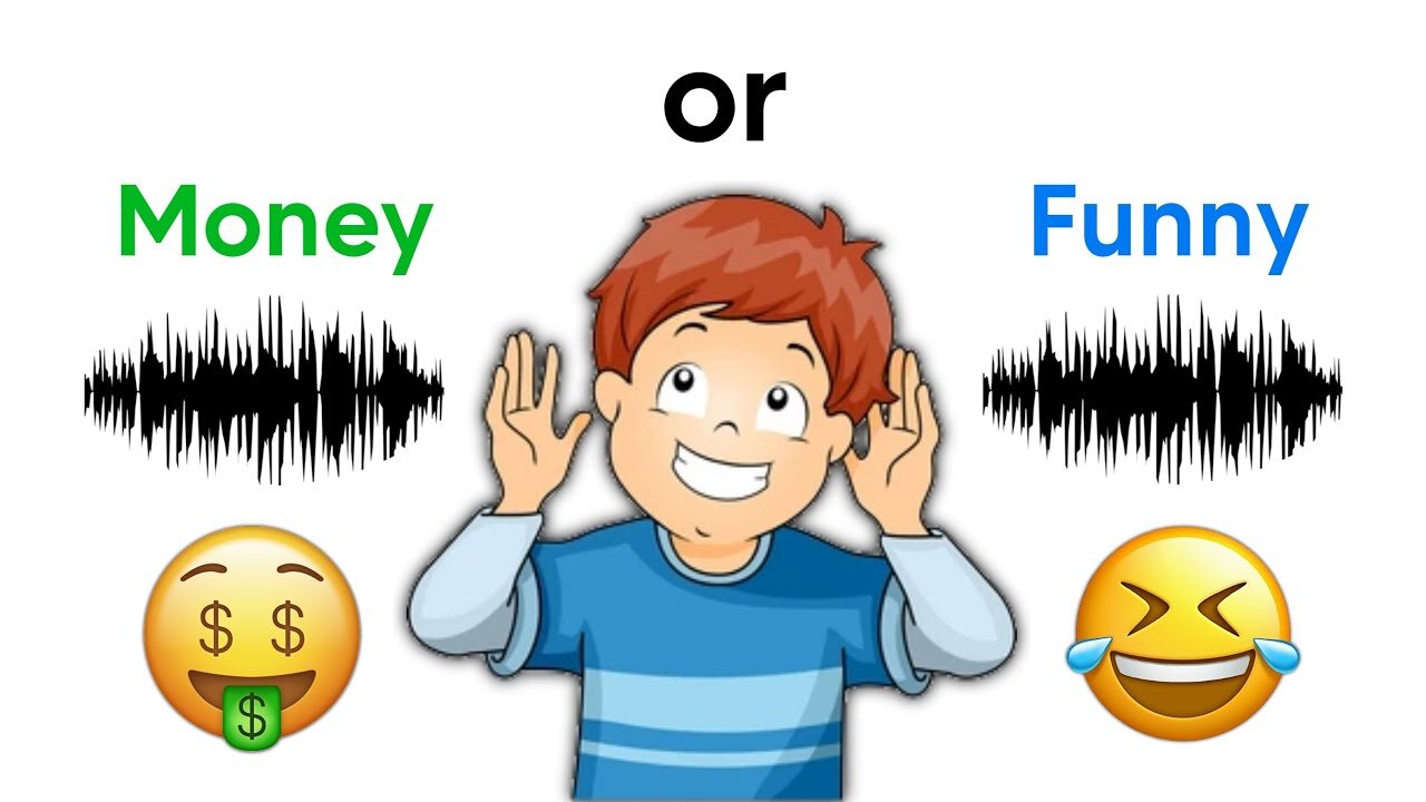 What word do you hear? Money or Funny?