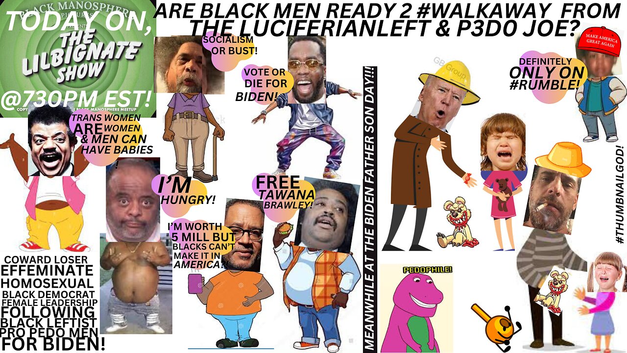 @ROLANDSMARTIN, ARE #BLACKMEN READY TO #WALKAWAY FROM THE #LUCIFERIAN LEFT & #PEDOJOE FOR GOOD?