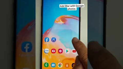 How to add blur with Google photo #subscribe #shorts #shortvideo