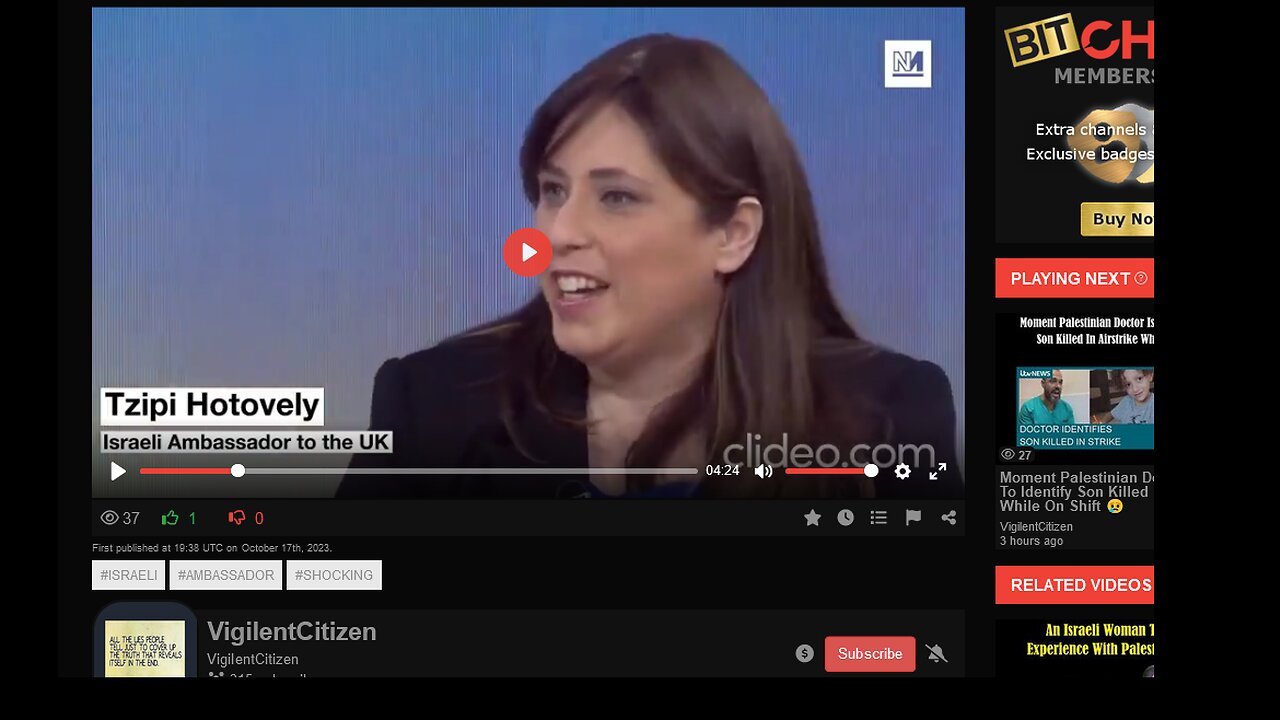 Israeli Ambassador Gives Shocking Interview On Sky & LIES Through Her Teeth