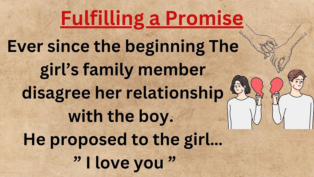 Learn English Through Story | Fulfilling A Promise | Level 1 | Improve English Reading