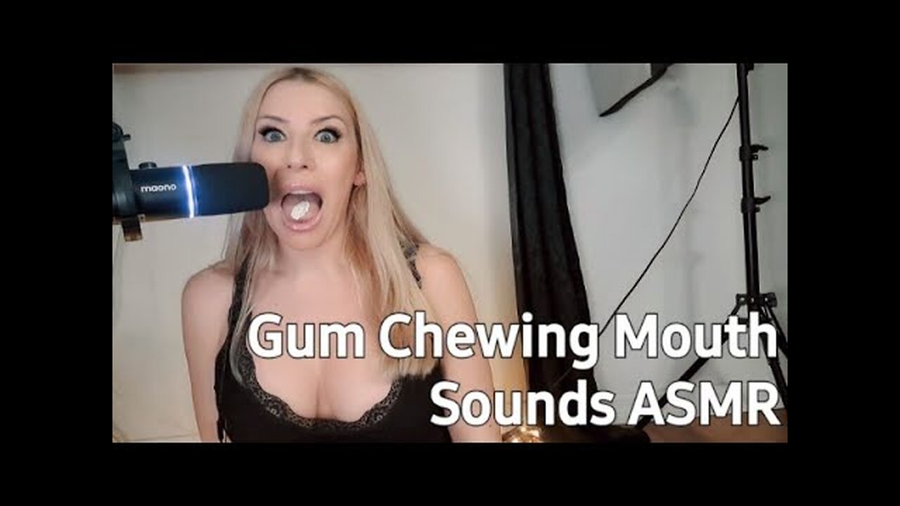 ASMR Gum Chewing and Mouth Sounds!