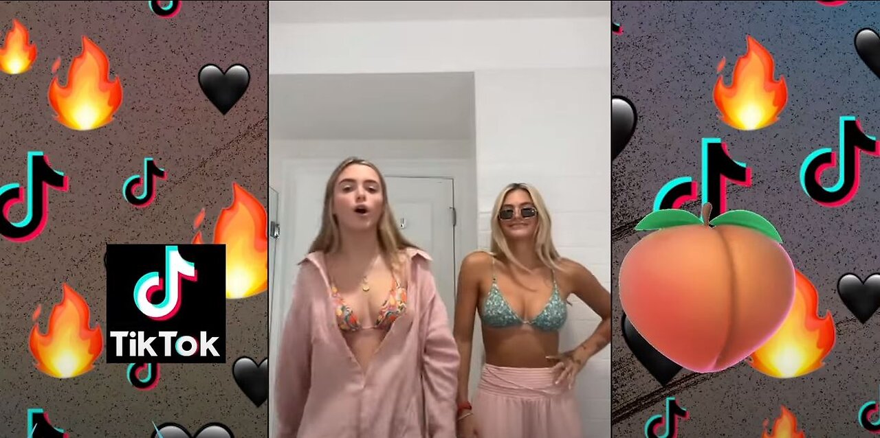 DANCE TREND TIKTOK CUTE GIRLS 🍑