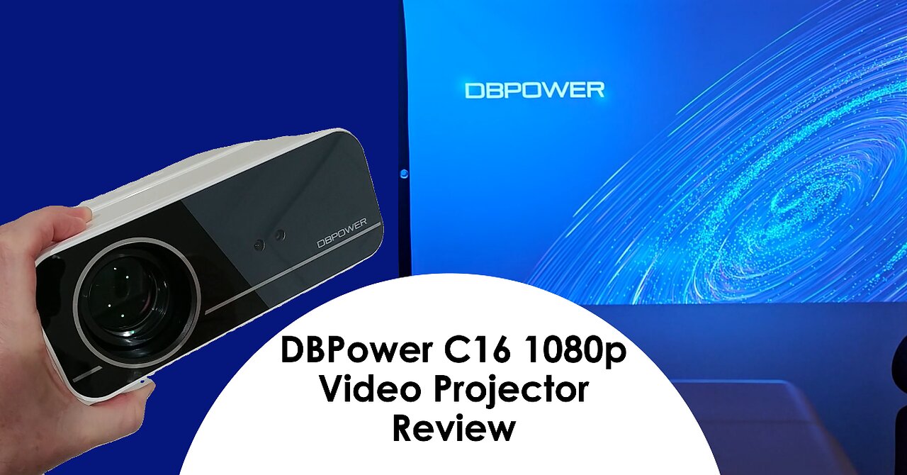 DBPower C16 1080p Video Projector Review: Autofocus, 4 Point Keystone, WiFi 6 & More!