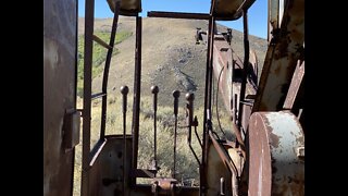 Antique mining shovel, Nevada