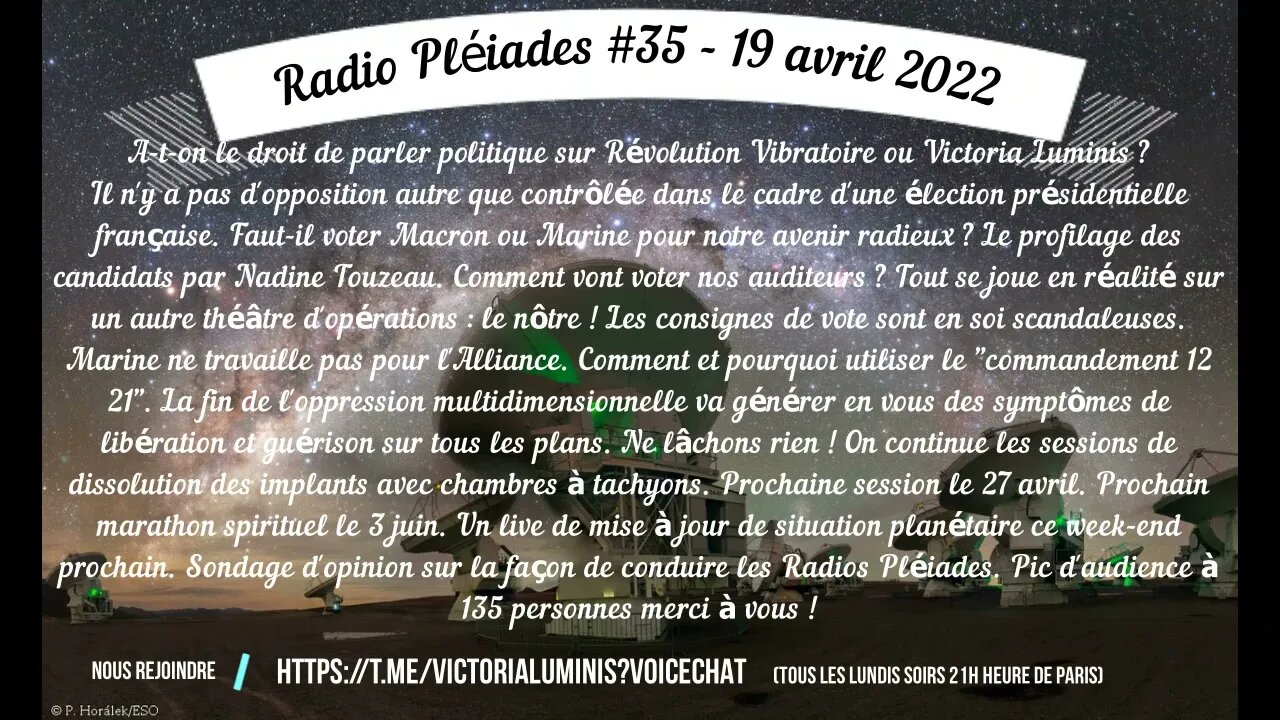 Radio Pléiades #35 - Nos non consignes de votes, fin de l'oppression multidimensionnelle