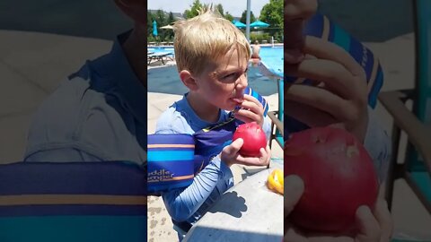 Trying to Eat an Apple with No Teeth 🍎