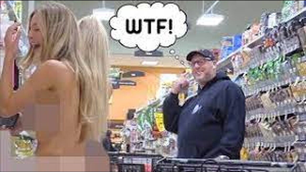 HOT GIRLS WALK Around IN PUBLIC NAKED!!