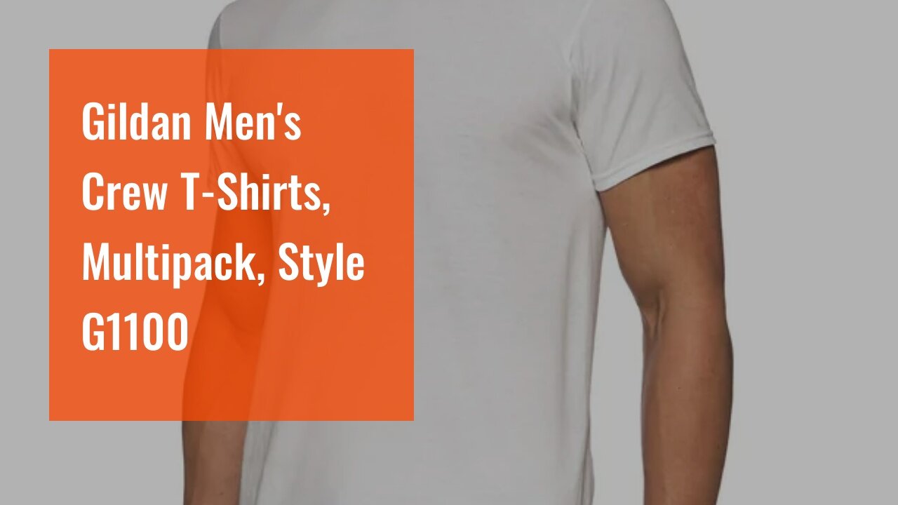 Gildan Men's Crew T-Shirts, Multipack, Style G1100