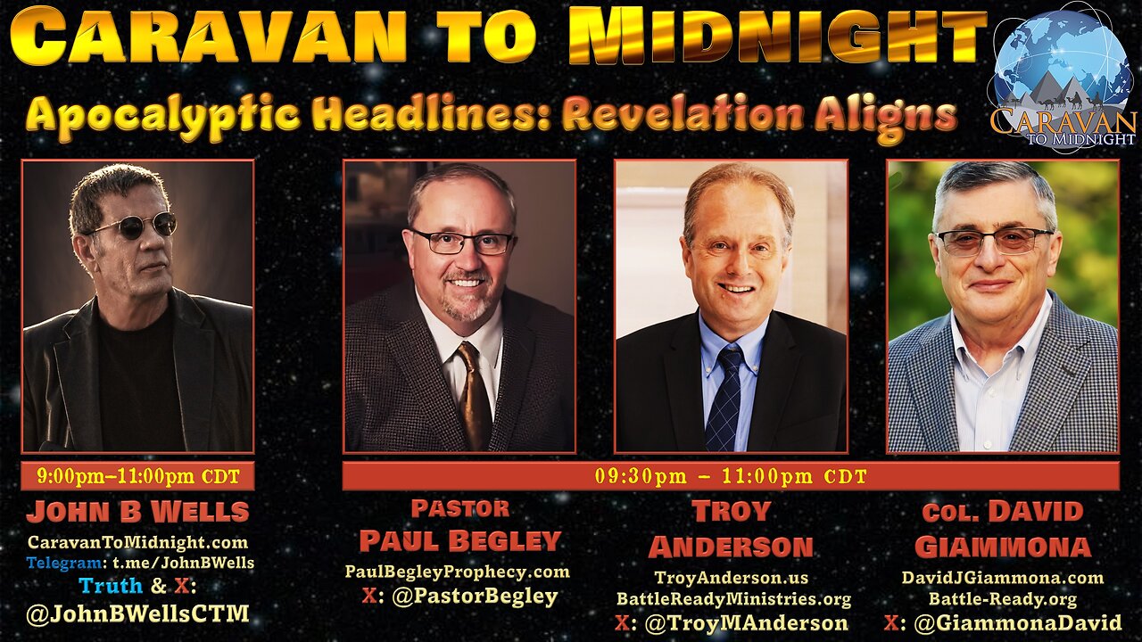 Apocalyptic Headlines: Revelation Aligns - John B Wells LIVE