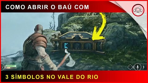 God of war, Como abrir o baú com 3 símbolos no Vale do Rio | Super dica