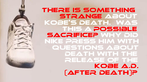 There is something strange about Kobe's Death