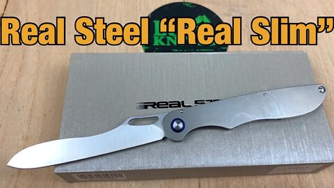 Real Steel Real Slim / includes disassembly/ slender, lightweight and strangely interesting !