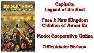 Serious Sam HD: The Second Encounter - Cooperativo Online - Legend of the Beast - Fase 1