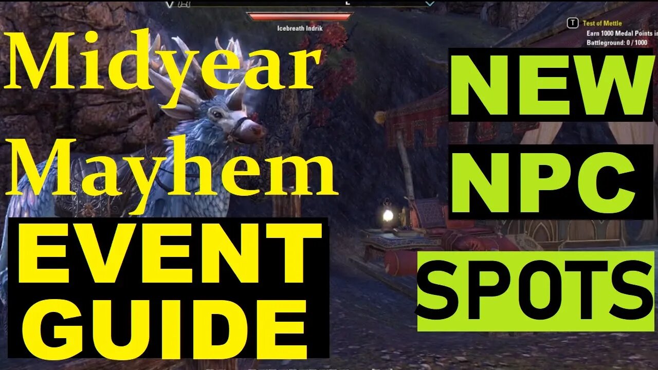 ESO Midyear Mayhem Event Guide! - (NEW NPC Locations!) Elder Scrolls Online