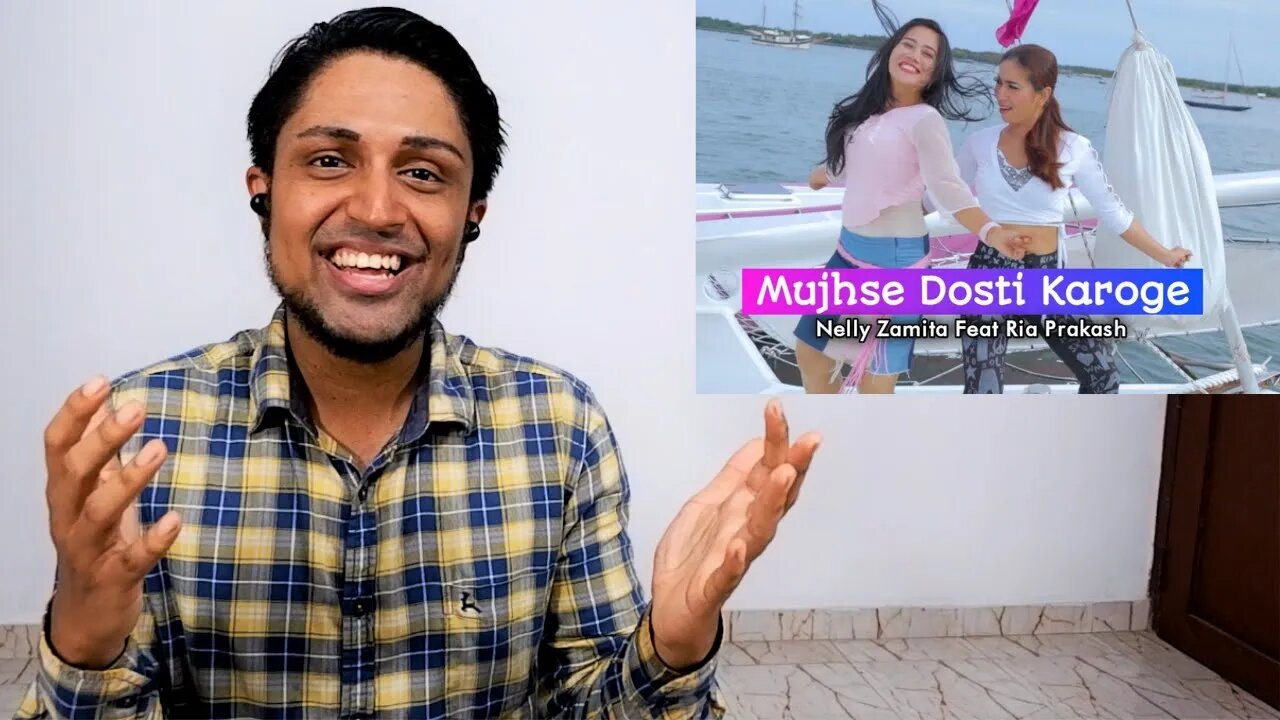 Mujhse Dosti Karoge || Nelly Zamita Feat Ria Prakash || Versi Indonesia REACTION