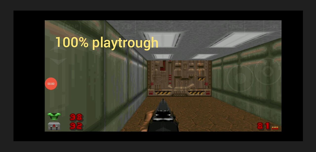 Ultimate doom 100% playtrough mobile (using freedoom) E1m4