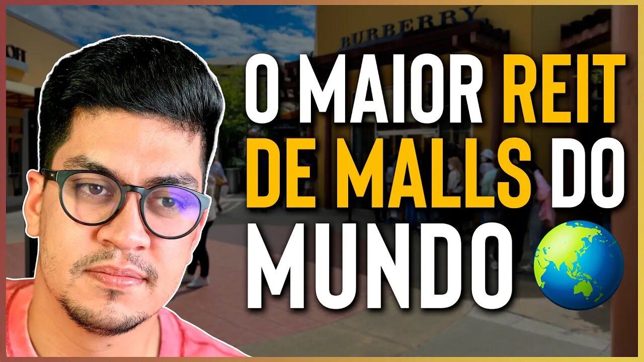 Esse é o maior REIT do seguimento de MALLS #dividendos