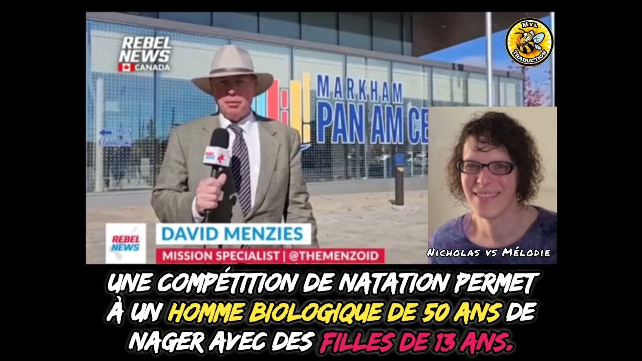 Une compétition de nage permet à un homme biologique de 50 ans de nager avec des filles de 13 ans.