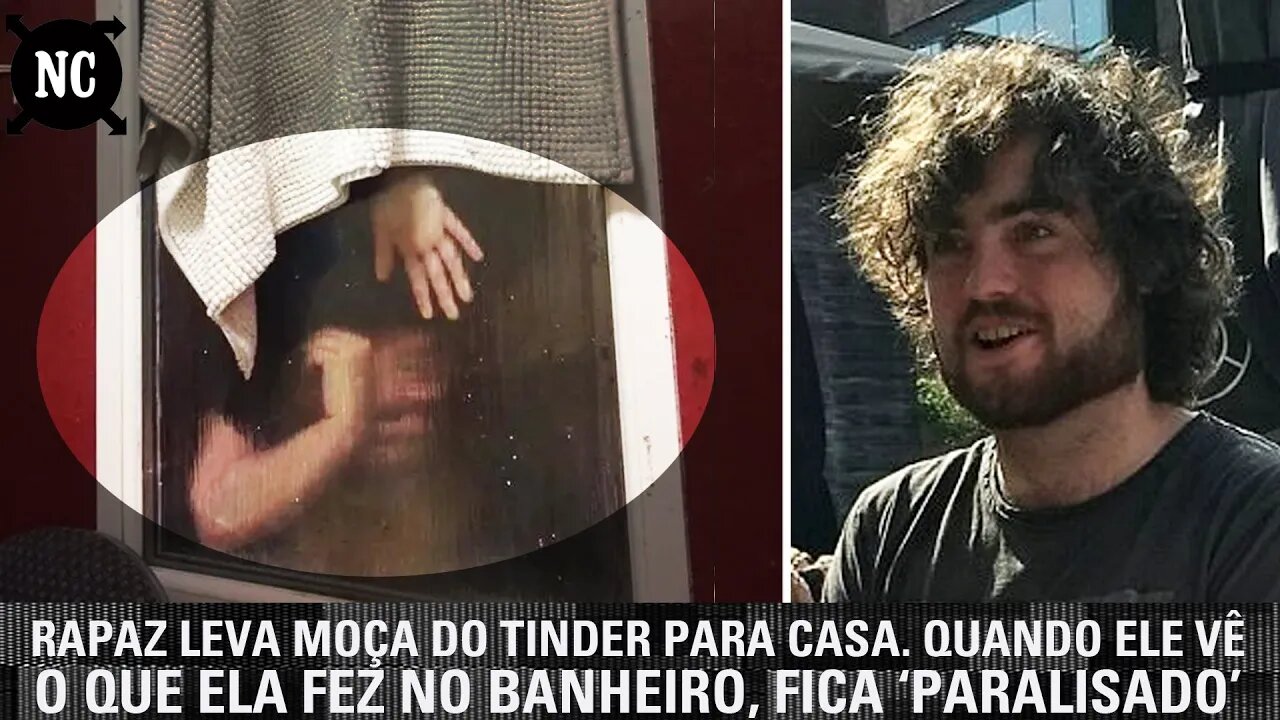 Rapaz leva moça de aplicativo para casa. Quando ele vê o que ela faz no banheiro, fica 'paralisado'